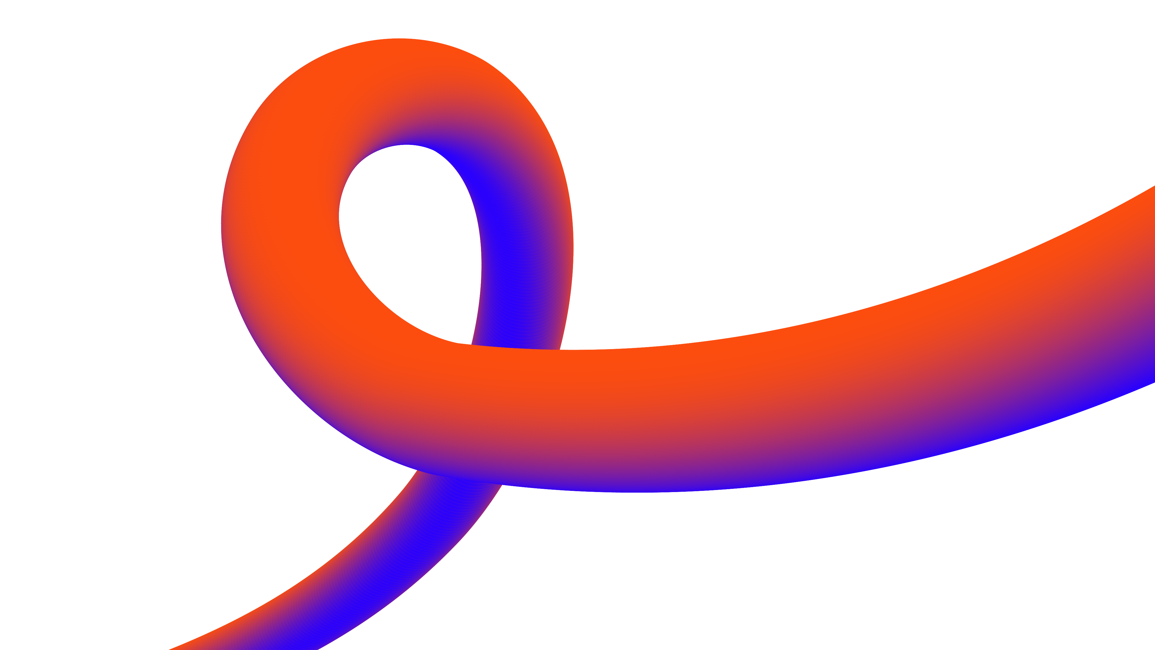 Abstract Logista Freight graphic element with orange and blue gradient