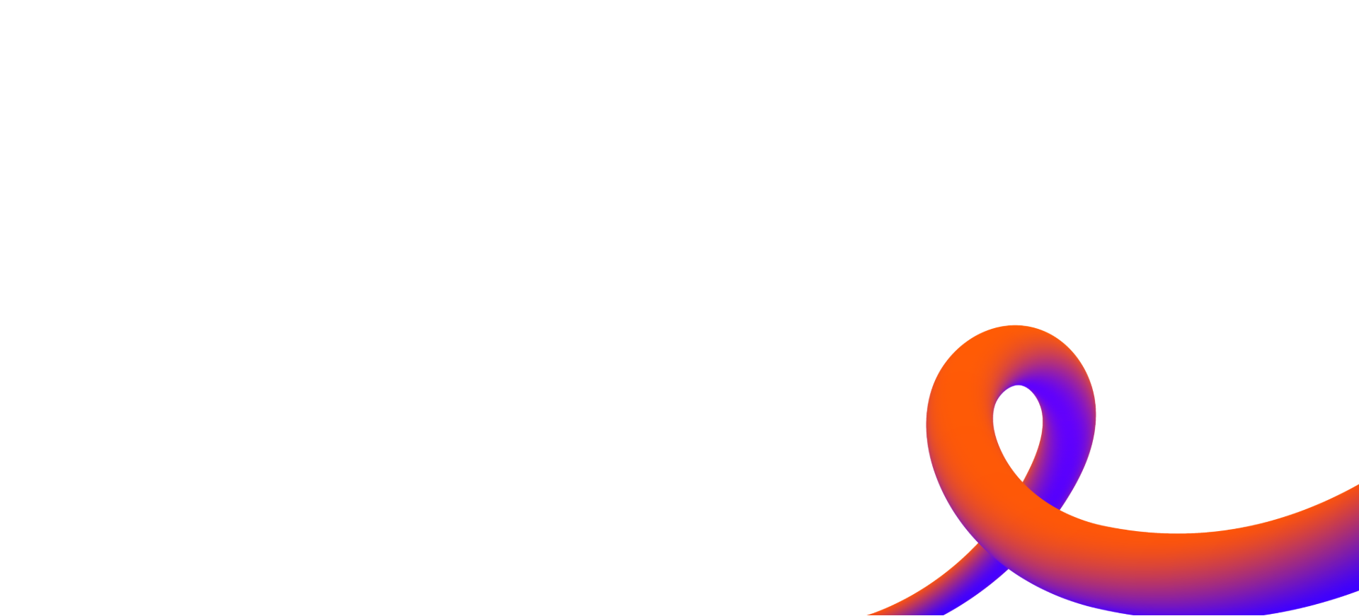 Logista Freight orange and blue gradient ribbon graphic on black background used as contact page background